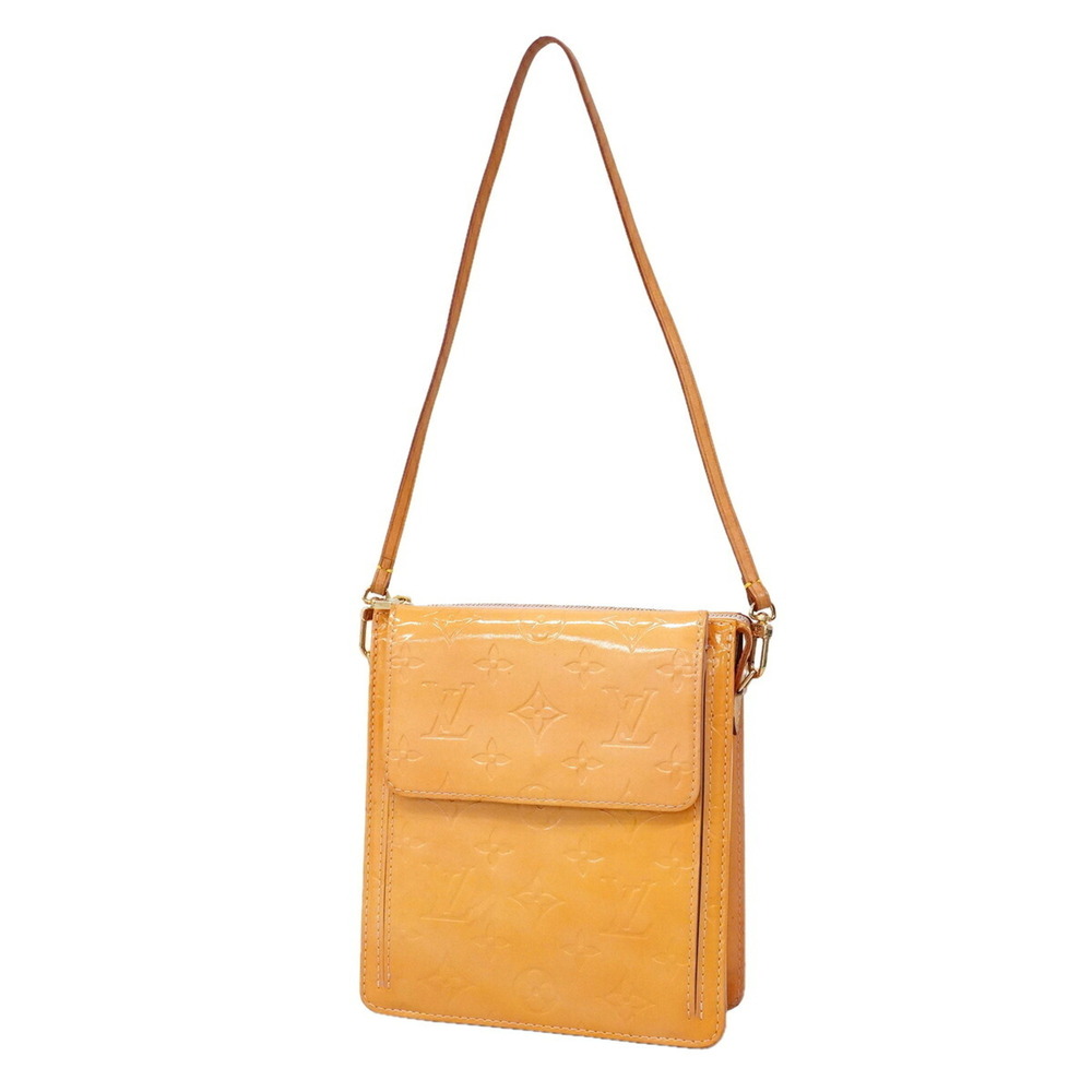 Louis Vuitton Vernis Mott Handbag M91034 Rose Women's P3470444